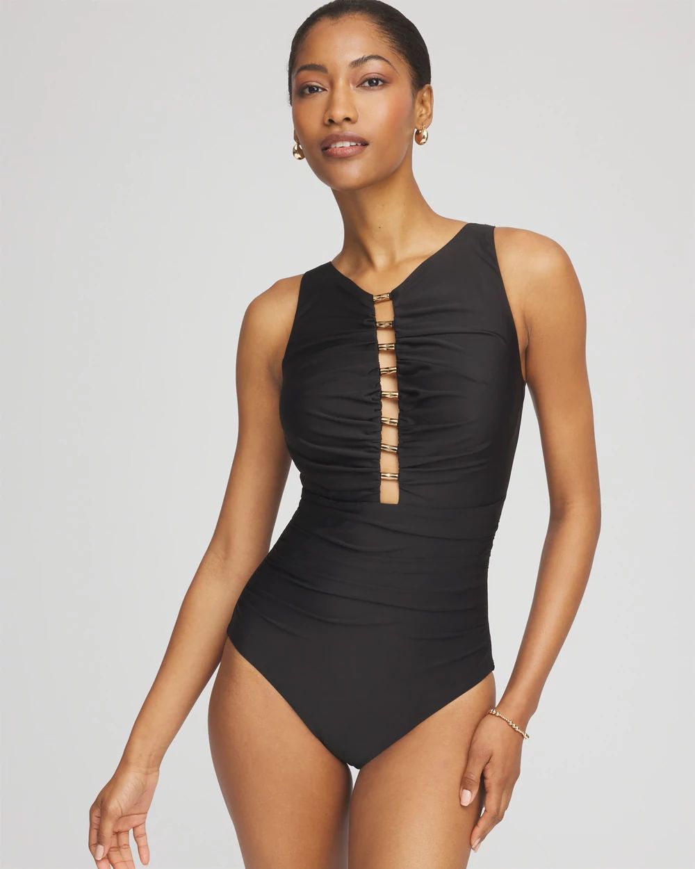 【THE MOZZ】Kiehl Stitch One Piece Miraclesuit® Razzle Dazzle Swizzle One Piece Swimsuit | Chico's
